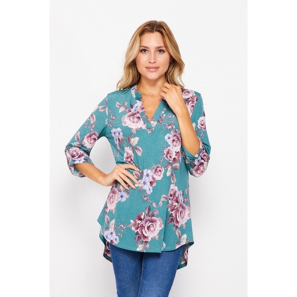 Honeyme Floral Gabby Top